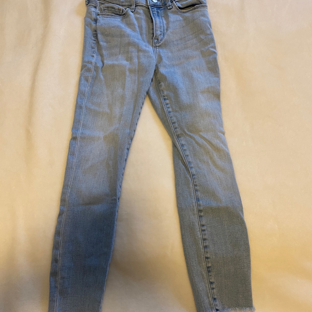 Abercrombie and Fitch Mid Rise Super Skinny Ankle Jeans